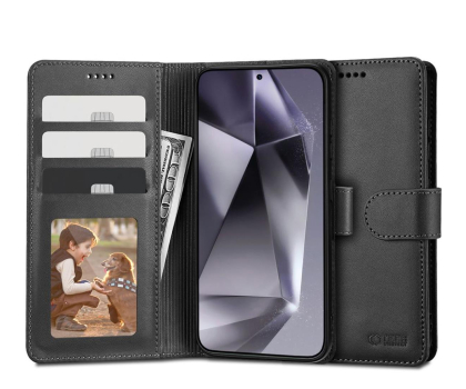 Etui do telefonów Tech-Protect Wallet do Samsung Galaxy S24 Black